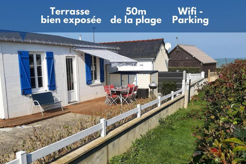 Les Heures Tranquilles - Vue Mer - 50M De La Plage Saint-Come-de-Fresne Экстерьер фото