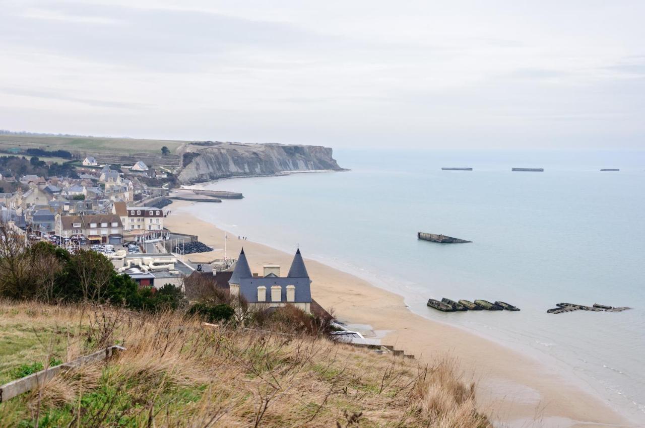Les Heures Tranquilles - Vue Mer - 50M De La Plage Saint-Come-de-Fresne Экстерьер фото